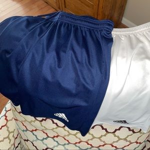 2 pair Adidas size Large shorts